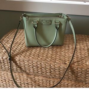 Mint green Kate Spade purse